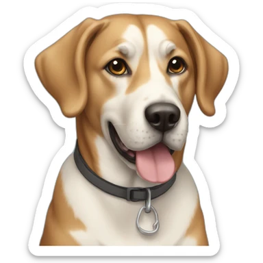 american standford dog sticker