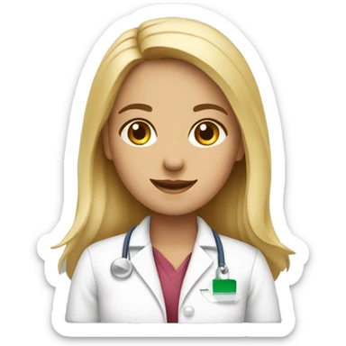pharmacist girl sticker