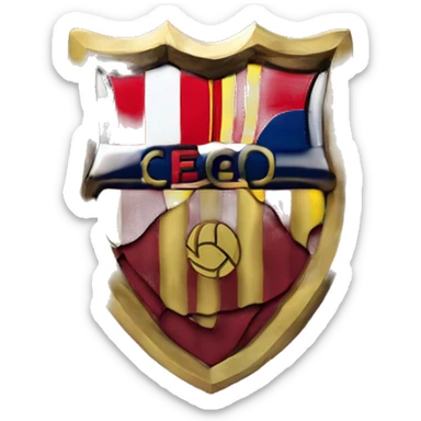 Escudo barça sticker