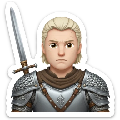 ESO male Breton warrior sticker