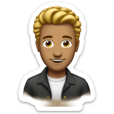 Man why Manifesting okay lesbian sticker