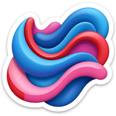 🌌📈💙❤️‍🔥🌸 sticker