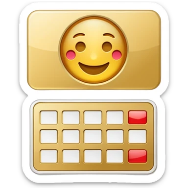 Loyalty card sticker