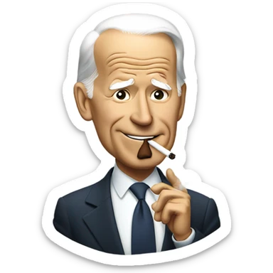 biden smoking sticker