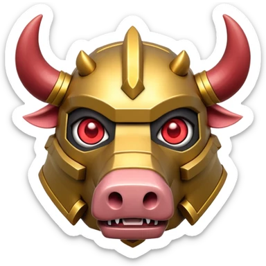 Minecraft Piglin sticker