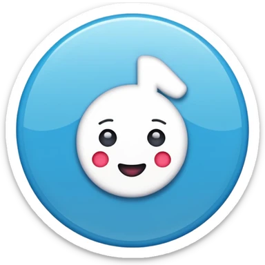 Tiktok Certification emoji blue sticker