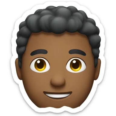 man swimming in lake sticker