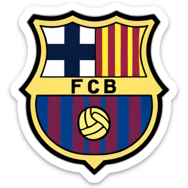 Fc barcalona  logo  sticker