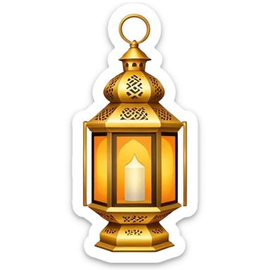 Can you generate a Ramadan lantern  sticker
