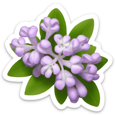 mountain laurel flower sticker