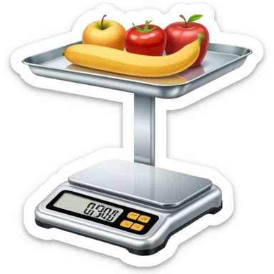 Market Scale Weight sticker