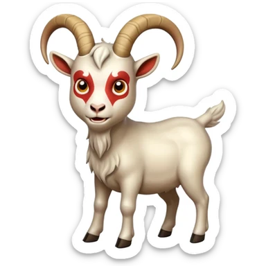 goat stomping emoji  sticker