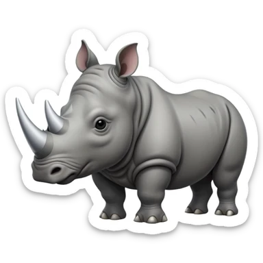 rhinoceros sticker