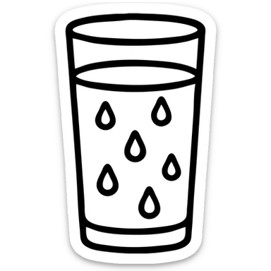 Tall glass of yellow juice, lemonade or pineapple juice with condensation sticker