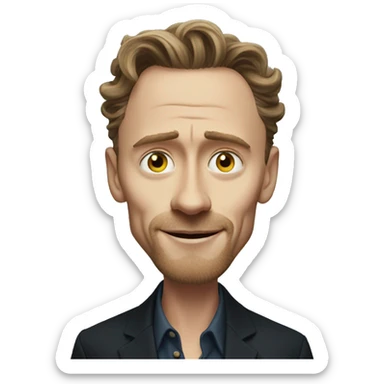 tom Hiddleston  sticker