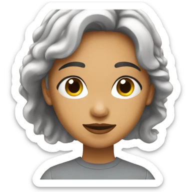 mujer copa menstrual sticker