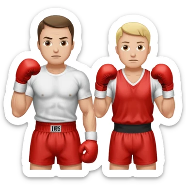 minister vs. celeb as if they were boxing sticker