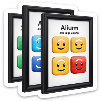 AIUM and ISUOG. battle of the first trimester guidelines sticker