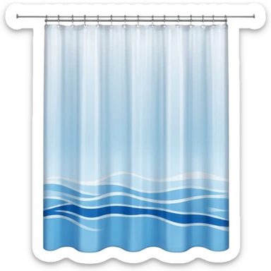 shower curtain sticker