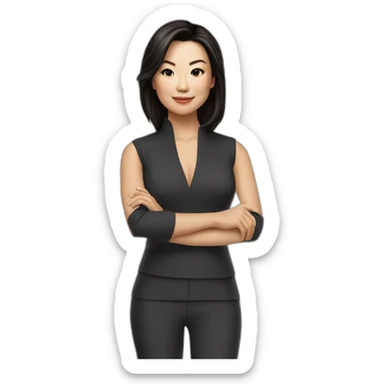 Ming Na Wen sticker