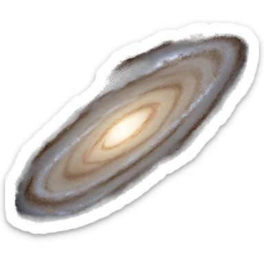 milky way galaxy sticker
