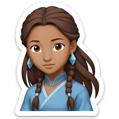 Katara from avatar sticker