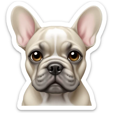 Blue fawn french bulldog sticker