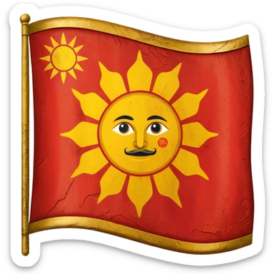 Flag of agha Mohammad khan qajar  sticker