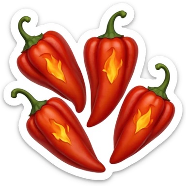 roasted red peppers sticker