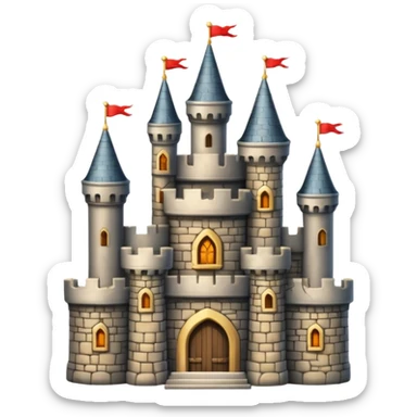 luxurious castle sticker
