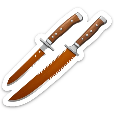 machete golok style  sticker