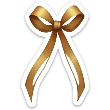Bow sticker