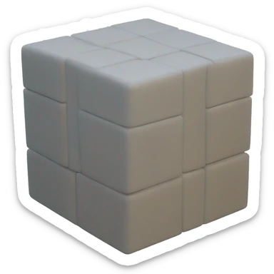 Cubo 3d sticker