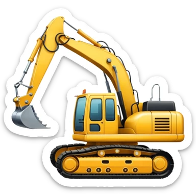 Pelle mécanique  sticker