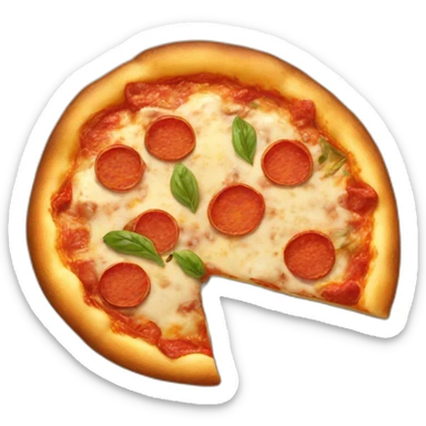 rata con pizza sticker