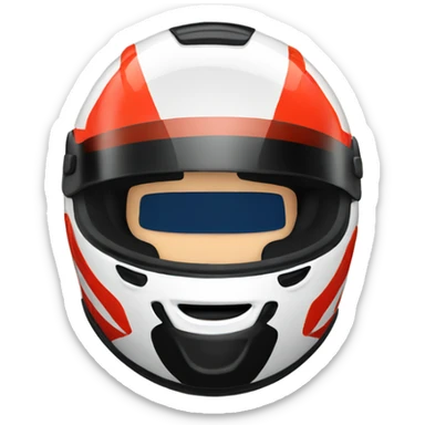 F1 Driver Helmet sticker