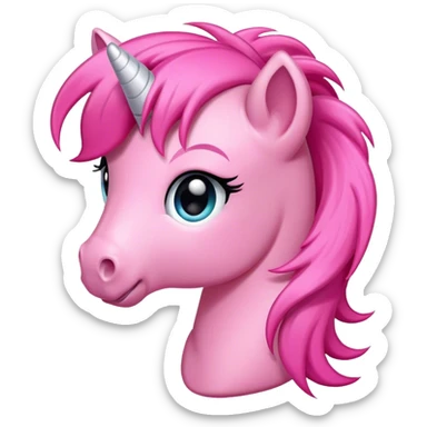 pink pony sticker