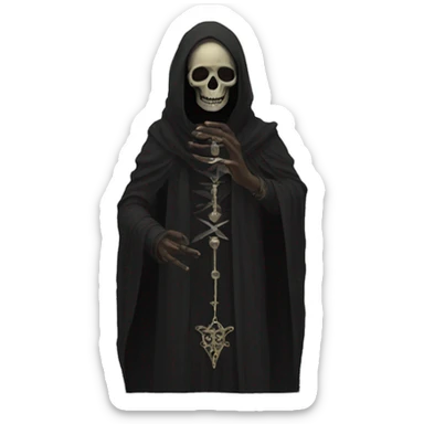 black tarot card the death sticker
