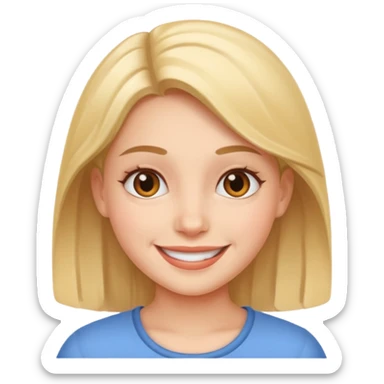 This girl smiling 🤷🏻‍♀️ sticker