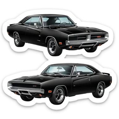 1970 Dodge charger RT sticker