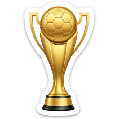 world cup trophy sticker