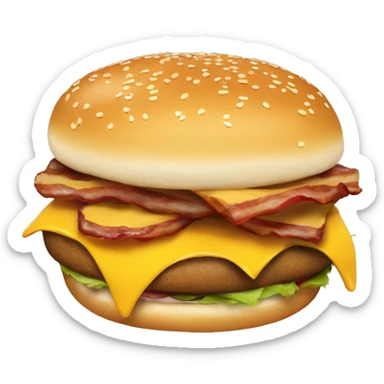 Bacon cheeseburger  sticker