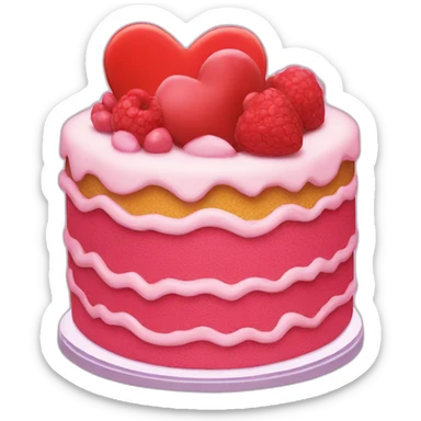 love-cake sticker
