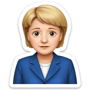 angela merkel sticker