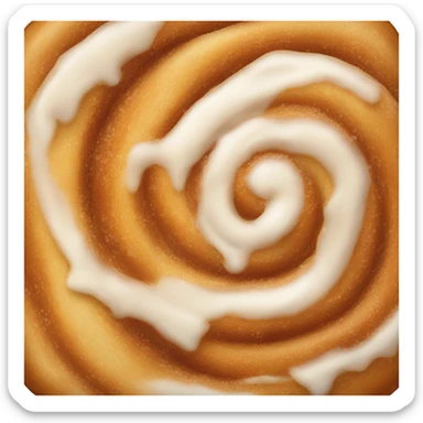 Cinnamon roll sticker