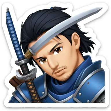 Samurai Defender sticker