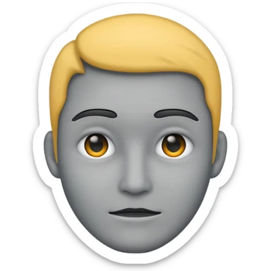 Generate outline of a human. Do not specify any gender and do not add eyes or hair. Also make it gray with a dark gray outline. sticker