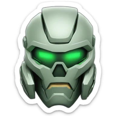 Doom Futuristic Shoulder Pads sticker