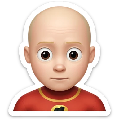 Jack-Jack (bald) from The Incredibles Movie sticker