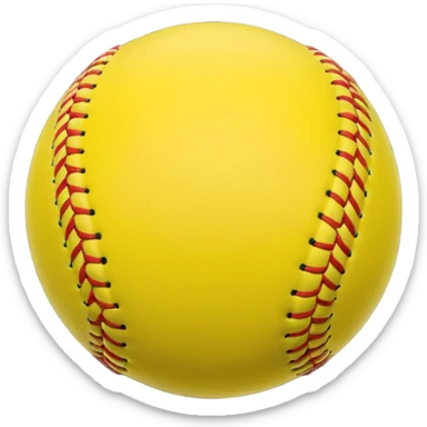 Softball sticker